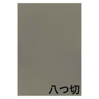 大王製紙 フレッシュカラー色画用紙 八切 くらいはいいろ B-5481 1袋（100枚）（わけあり品）