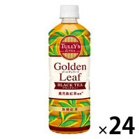 伊藤園 TULLY’S＆TEA GoldenLeaf BLACK TEA ブラックティー 無糖紅茶 600ml 1箱（24本入）