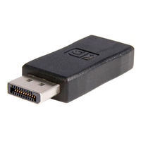 DP 1.2 - HDMI ディスプレイアダプター　DP2HDMIADAP　1個　StarTech.com（わけあり品）