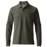 バートル ヘビーウェイト長袖ポロシャツ ミルスグリーン 4L 515-14-4L 1枚（直送品）