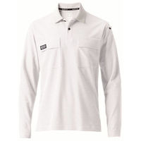 バートル ヘビーウェイト長袖ポロシャツ ホワイト 5L 515-29-5L 1枚（直送品）