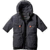 バートル 半袖ブルゾン ブラック XXL AC2086-35-XXL 1枚（直送品