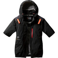 バートル 半袖ブルゾン ブラック 3XL AC2086-35-3XL 1枚（直送品）