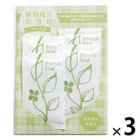 植物成分防虫剤タンス用 森の香り 1セット（1袋（4包入）×3） タジマヤ