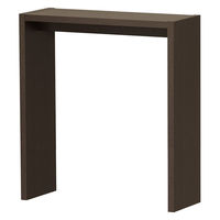 大洋 Shelfit オーダーコンソール 幅800×奥行295×高さ883mm ダークブラウン OC9080 R DB 1台（直送品）