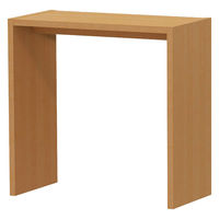 大洋 Shelfit オーダーコンソール 幅900×奥行445×高さ883mm ミディアムブラウン OC9090 D MB 1台（直送品）