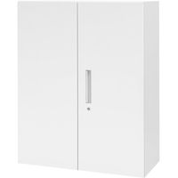 ネットフォース イーセンブリー 両開き書庫 3段 シリンダー錠 A4書庫 スチール ホワイト EA-8840H-3R-AW-WH 1台（直送品）