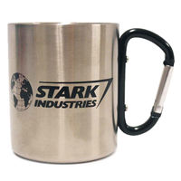 アントレックス マグカップ 300ml マーベル アベンジャーズ カラビナマグ ステンレス スターク 402892 1個（直送品）