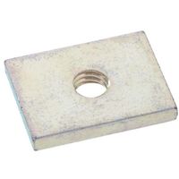 SUNCO 三価ホワイト 長方形ナット M6X17X23 (250本入) N0-00-0J20-0061-7230-03 1箱(250本)（直送品）