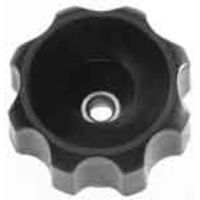 SUNCO 三価ホワイト グリップナット (黒(Eー1 M5 (D=30 (100本入) N0-00-2E10-0050-0000-03（直送品）