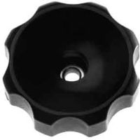 SUNCO 三価ホワイト グリップナット (黒(Eー3 M12 (D=50 (100本入) N0-00-2E30-0120-0000-03（直送品）