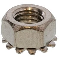 SUNCO SUS 歯付座金ナット 輸入品 M6 (1200本入) N0-02-U710-0060-0000-00 1箱(1200本)（直送品）