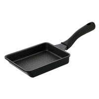 LIVPLUS 玉子焼き器 13×18cm ガス火専用 軽量 ブラック NMー387 1個