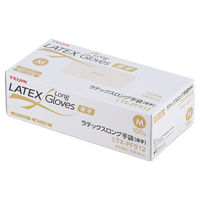 帝人フロンティア ラテックス手袋（厚手・パウダーフリー）　LTXーPF912　M LTXーPF912　M 1箱　100枚入り