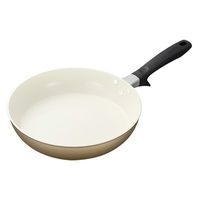 京セラ フライパン 28cm IH ガス火対応 セラミック加工 ベージュ CFー28CーWBG 1個