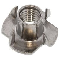 SUNCO 三価ユニクロ 爪付きTナット M4 (80本入り) N0-00-U270-0040-0000-01-80P 1パック(80個)（直送品）