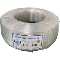 デンカエレクトロン ビニールチューブ (透明)φ2.0 長さ 10m x 1本 TB-2.0N 1セット(20本) 628-5113（直送品）