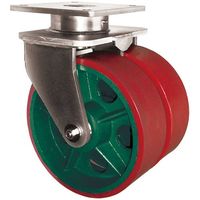 マーテック MARTEC マリン用防水型キャスター ダブルホイール ウレタン車 自在 MWR300 1台 641-9298（直送品）