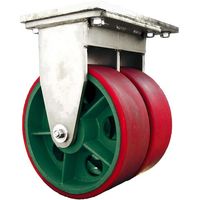 マーテック MARTEC マリン用防水型キャスター ダブルホイール ウレタン車 固定 MWF300 1台 641-9294（直送品）