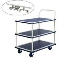 ヨドノ ポータブルカー 3段式 ストッパー付 101D-ST 1台 557-8822（直送品）