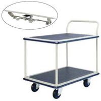 ヨドノ フレッシュカー 2段式 フットブレーキ付 301C-ST 1台 553-4249（直送品）