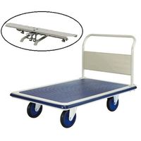 ヨドノ パレットカー 固定式 フットブレーキ付 501BB 1台 563-6431（直送品）