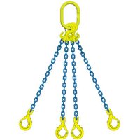 マーテック MARTEC 4本吊りチェンスリングセットTG4ーGBKー8 L=1.5m TG4-GBK-8 1セット 588-9523（直送品）