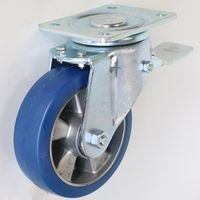 シシクSISIKUアドクライス 自在旋回金具 固定金具 重荷重用プレスキャスタ LH-ALBS-200K-ST 1個（直送品）