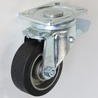 シシクSISIKUアドクライス 自在旋回金具 固定金具 重荷重用プレスキャスタ LH-ALEV-100K-1-ST 1個（直送品）