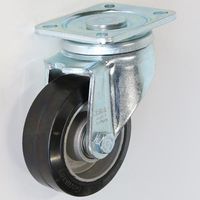 シシクSISIKUアドクライス 自在旋回金具 固定金具 重荷重用プレスキャスタ LH-ALEV-100K-1 1個（直送品）