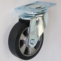 シシクSISIKUアドクライス 自在旋回金具 固定金具 重荷重用プレスキャスタ LH-ALEV-160K 1個（直送品）