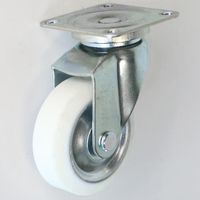 シシクSISIKUアドクライス 自在旋回金具 サイレントスムースキャスタI(中荷重用) WUWJS-130 1個（直送品）