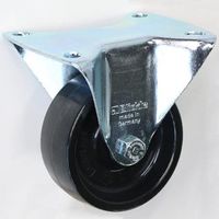 シシクSISIKUアドクライス 自在旋回金具 固定金具 耐熱車輪付キャスタ(スチール製金具・ステンレス製金具) B-PHN-81G 1個（直送品）