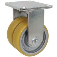 シシクSISIKUアドクライス 自在旋回金具 固定金具 超重荷重用双輪キャスタ BSD-GTH-150K-35 1個（直送品）