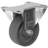 自在旋回金具 固定金具 耐熱車輪付キャスタ(スチール製金具・ステンレス製金具) BX-POHI-150G 1個（直送品）