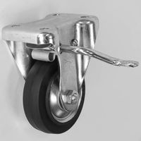 シシクSISIKUアドクライス 固定金具 スタンダードプレスキャスタ(中荷重用) 金具のみ KBL-100 1個（直送品）