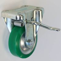 シシクSISIKUアドクライス 固定金具 スタンダードプレスキャスタ(中荷重用) UWKBL-100 1個（直送品）