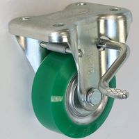 シシクSISIKUアドクライス 固定金具 スタンダードプレスキャスタ(中荷重用) UWKB-75 1個（直送品）