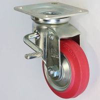 シシクSISIKUアドクライス 自在旋回金具 スタンダードプレスキャスタ(中荷重用) LWJBL-150 1個（直送品）