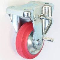 シシクSISIKUアドクライス 固定金具 スタンダードプレスキャスタ(中荷重用) LWKB-130 1個（直送品）