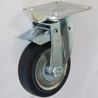 シシクSISIKUアドクライス 自在旋回金具 自在旋回⇔固定切換キャスタ(旋回ストッパー) NJK-130W 1個（直送品）