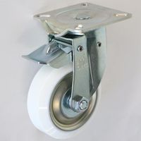 シシクSISIKUアドクライス 自在旋回金具 自在旋回⇔固定切換キャスタ(旋回ストッパー) NJK-150WW 1個（直送品）