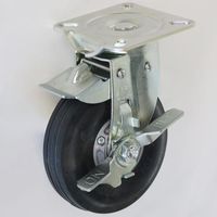 シシクSISIKUアドクライス 自在旋回金具 自在旋回⇔固定切換キャスタ(旋回ストッパー) NJKB-150SPM 1個（直送品）