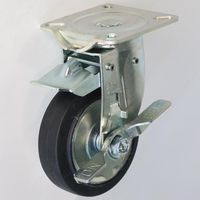 シシクSISIKUアドクライス 自在旋回金具 自在旋回⇔固定切換キャスタ(旋回ストッパー) NJKB-150W 1個（直送品）