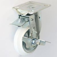 シシクSISIKUアドクライス 自在旋回金具 自在旋回⇔固定切換キャスタ(旋回ストッパー) NJKB-150WW 1個（直送品）