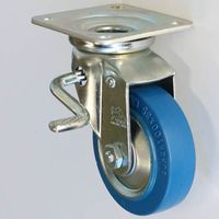 シシクSISIKUアドクライス 自在旋回金具 スタンダードプレスキャスタ(中荷重用) SSTJBL-200 1個（直送品）