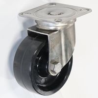 シシクSISIKUアドクライス 自在旋回金具 固定金具 耐熱車輪付キャスタ(ステンレス製金具) SUNJ-100PHN 1個（直送品）