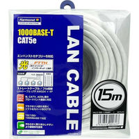 an[lbg CAT5eΉLANP[u 15m zCg HLC-5E-15MP 1{iij