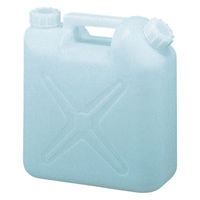 ケニス ポリエチレン角型瓶 20L平角(2ツ口)(20L(2ツ口)) C0100159 1個（直送品）