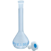 ISOLAB プラスチック栓付メスフラスコ(ISOLAB) 50mL imf50pps 1個（直送品）